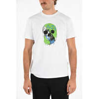 Tricouri Skull Print T-shirt Barbati