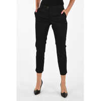 Pantaloni casual Stretch Cotton Capri Pant Femei