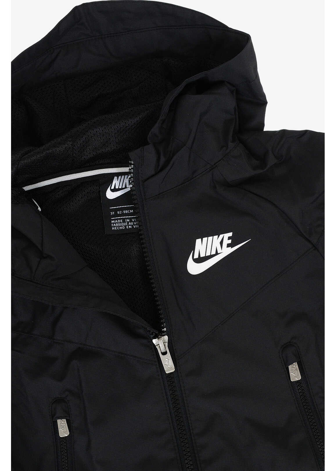Nike Hooded Windbreaker Jacket Black