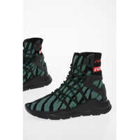 Sneakers Just Cavalli Fabric and Leather Sneakers
