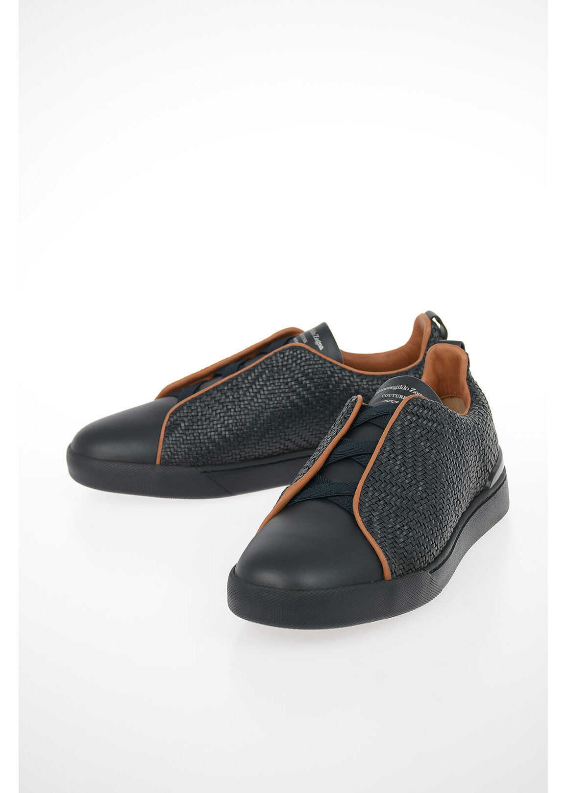 COUTURE Braided Leather Sneakers