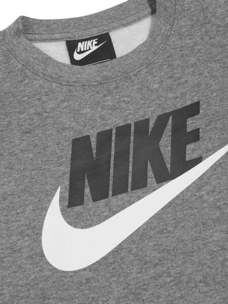 Bluze de trening Nike Printed Crewneck Sweatshirt Gray Baieti (BM 7895377) 4