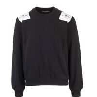 Bluze de trening Branded Sweatshirt In Black And White Barbati