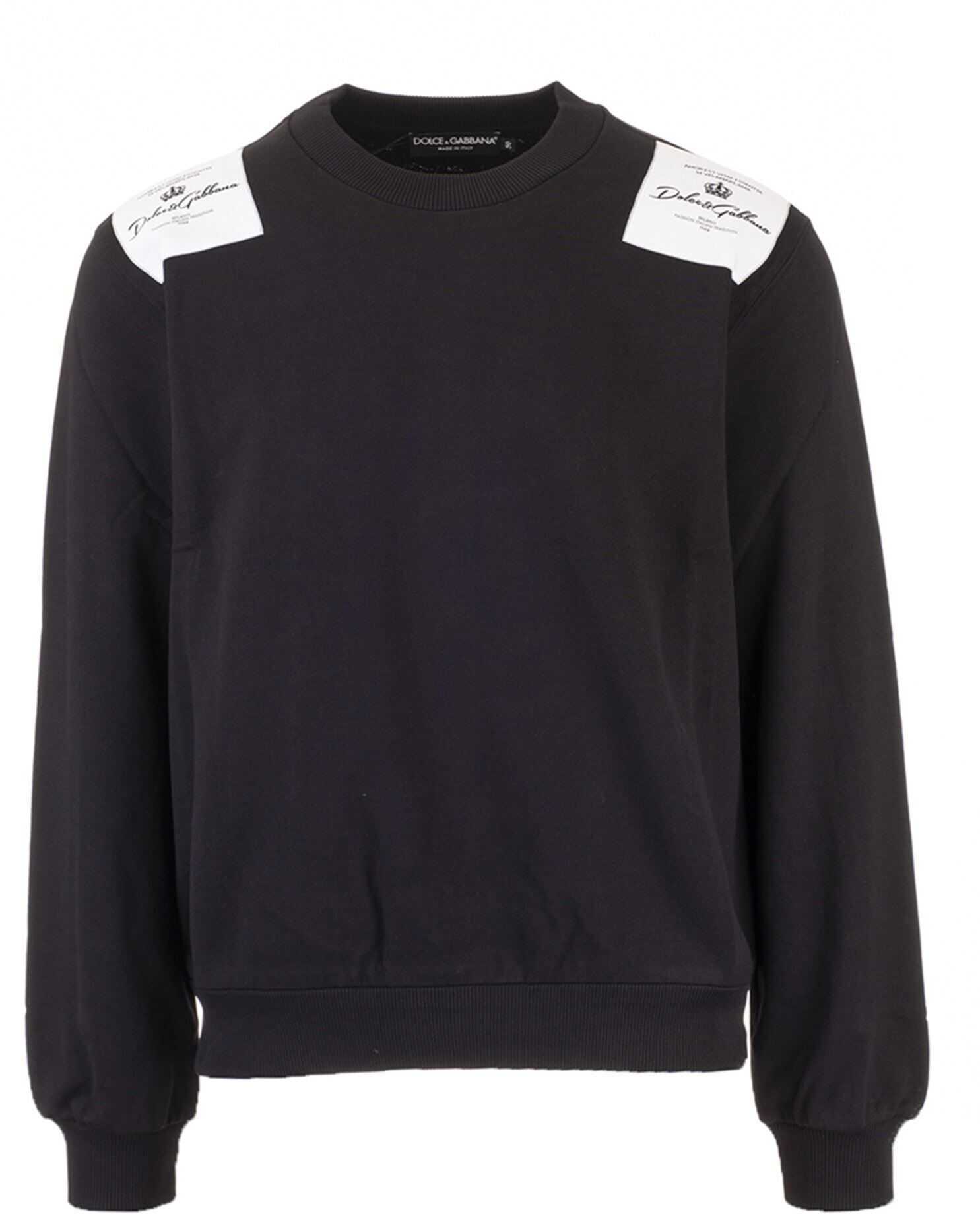 Branded Sweatshirt In Black And White