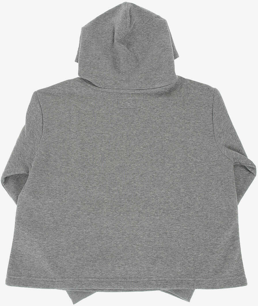 Bluze de trening Converse All Star Chuck Taylor Brushed Cotton Hoodie Gray Baieti (BM 7897888) 3