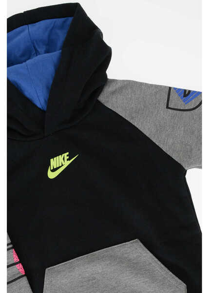 Hanorace Nike Hooded Printed Sweatshirt Black Baieti (BM 7897894) 2