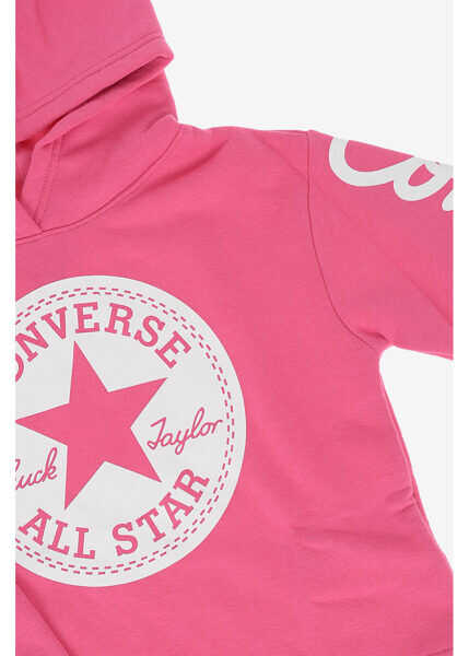 Hanorace Converse Hooded Printed Sweatshirt Pink Baieti (BM 7897897) 2