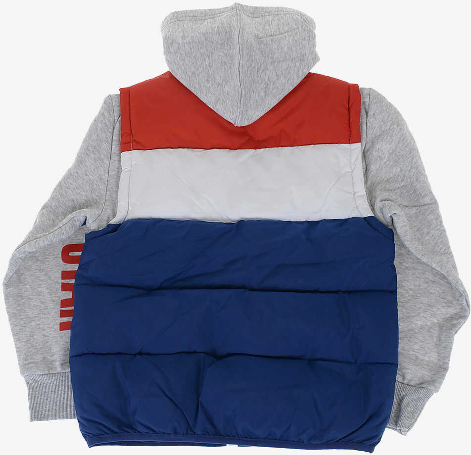 Jachete Converse Puffer With Jersey Sleeves Multicolor Baieti (BM 7897906) 3