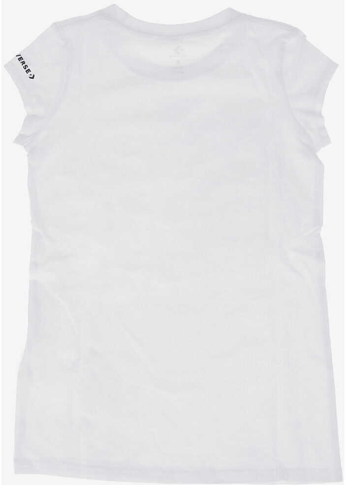 Tricouri Converse Sequined T-Shirt White Baieti (BM 7897924) 3