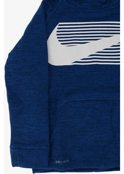 Hanorace Nike Hooded Printed Sweatshirt Blue Baieti (BM 7897939) 2