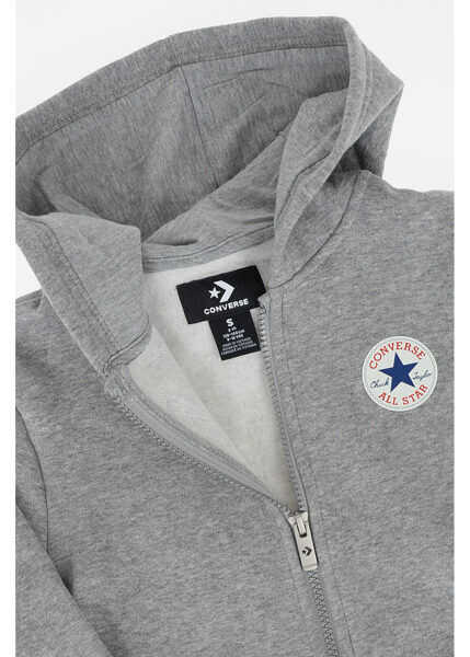 Bluze de trening Converse Hooded Sweatshirt Gray Baieti (BM 7897951) 2