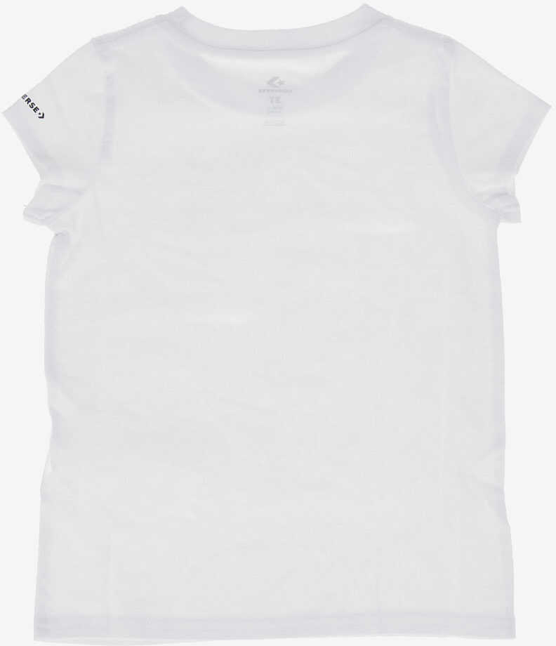 Tricouri Converse Heart Printed T-Shirt White Baieti (BM 7897978) 3