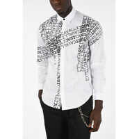 Camasi casual Classic Collar Print Shirt Barbati