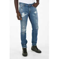Blugi drepti Just Cavalli 17cm Distressed JUST Jeans