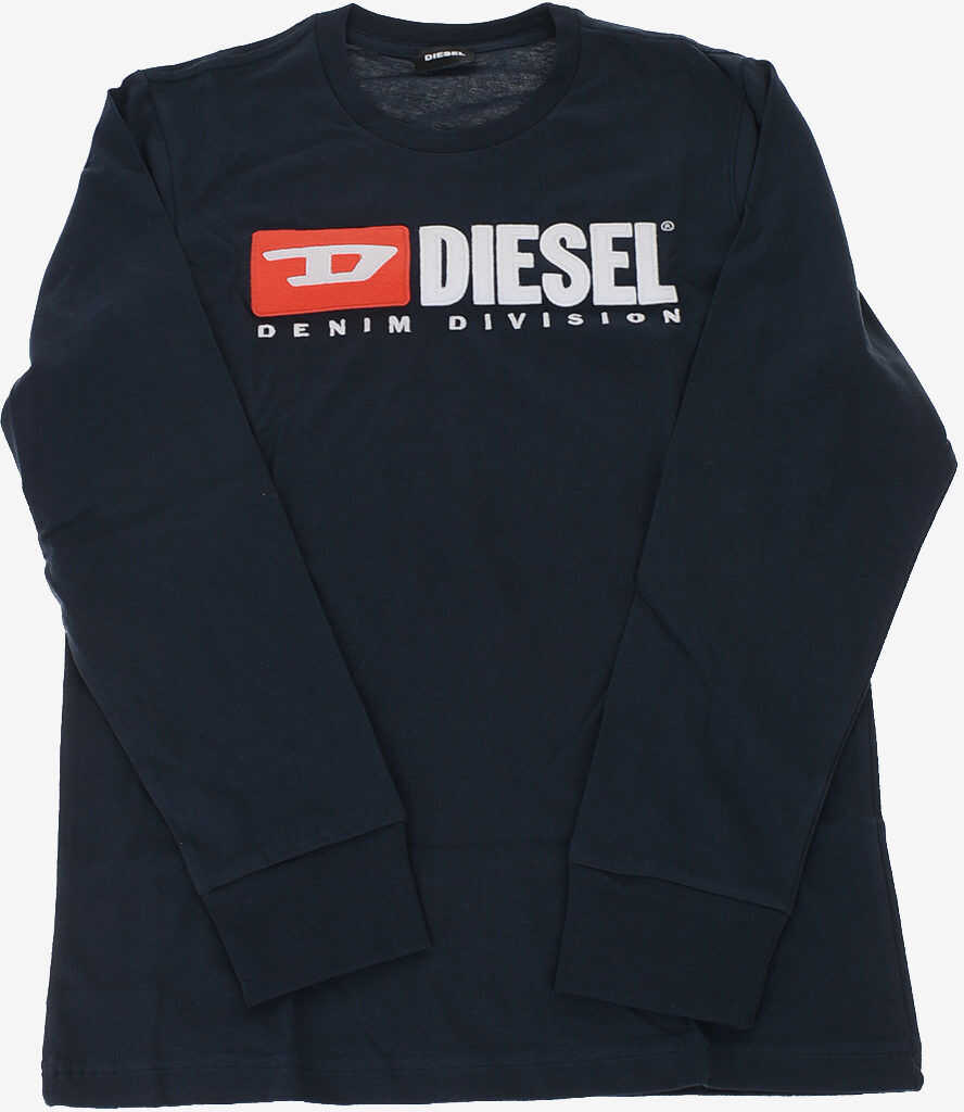 Diesel Kids Long Sleeve T-Shirt Blue