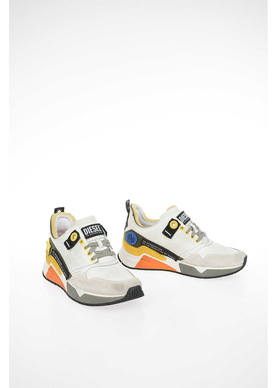 Diesel Leather BRENTHA S-BRENTHA LC VELCRO Sneakers MULTICOLOR