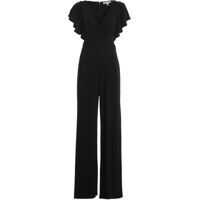 Salopete Crêpe Cady Jumpsuit In Black Femei