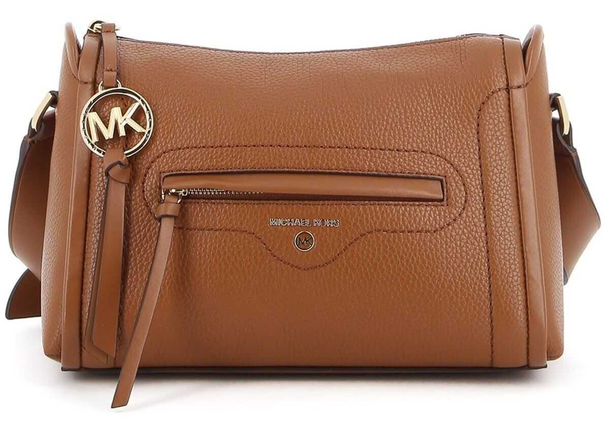 Michael Kors Carine Large Bag In Camel Color Brown