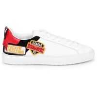 Sneakers Logo Patch Sneakers In White Barbati