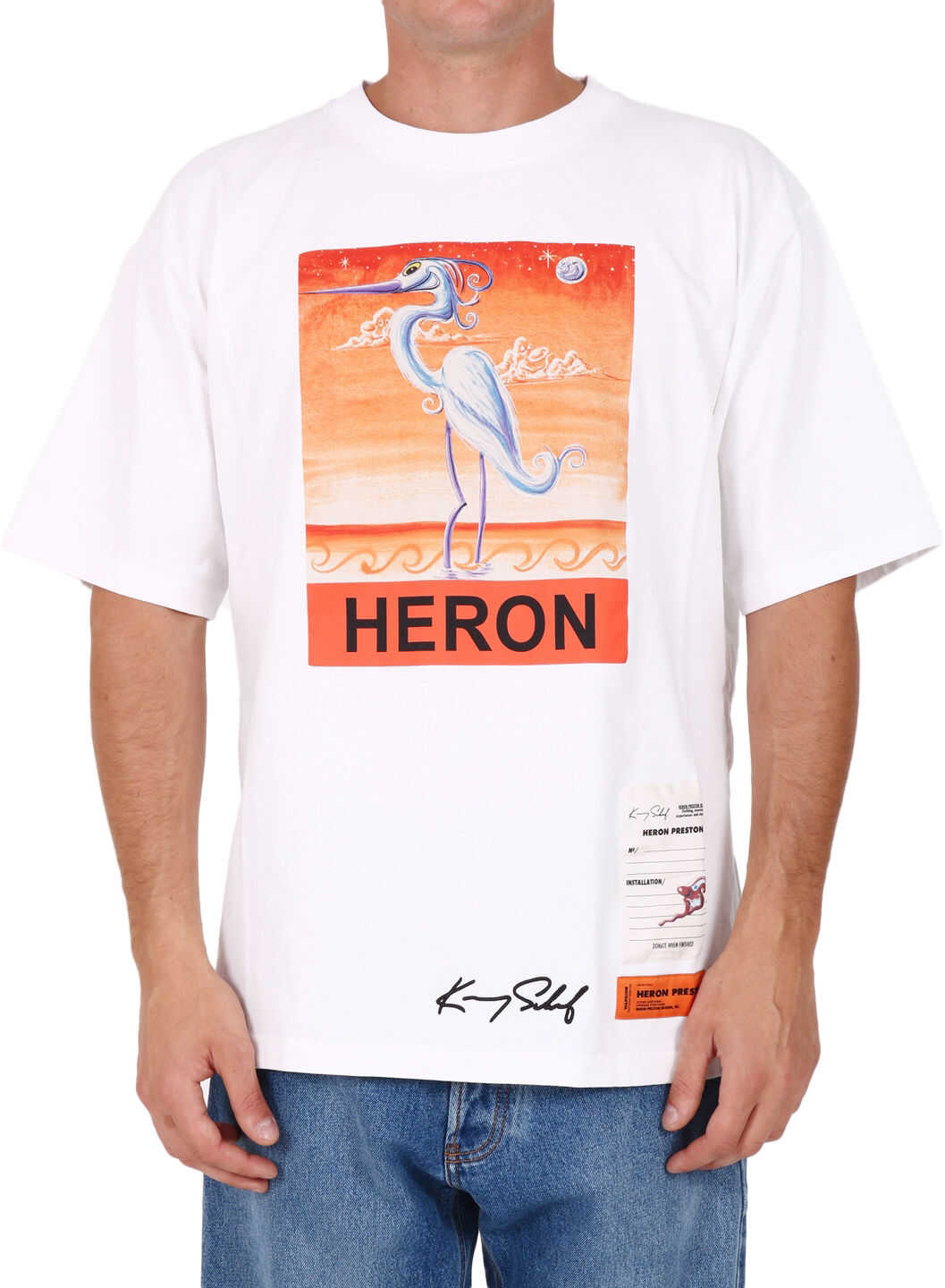 Heron Preston T-Shirt Heron Preston X Kenny Scharf White