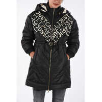Jachete Hooded Printed Puffer Jacket Femei