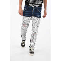 Blugi drepti 16cm Printed COOL GUY Jeans Barbati