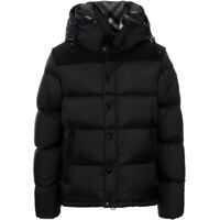 Geci de iarna Black Quilted Nylon Puffer Jacket Barbati