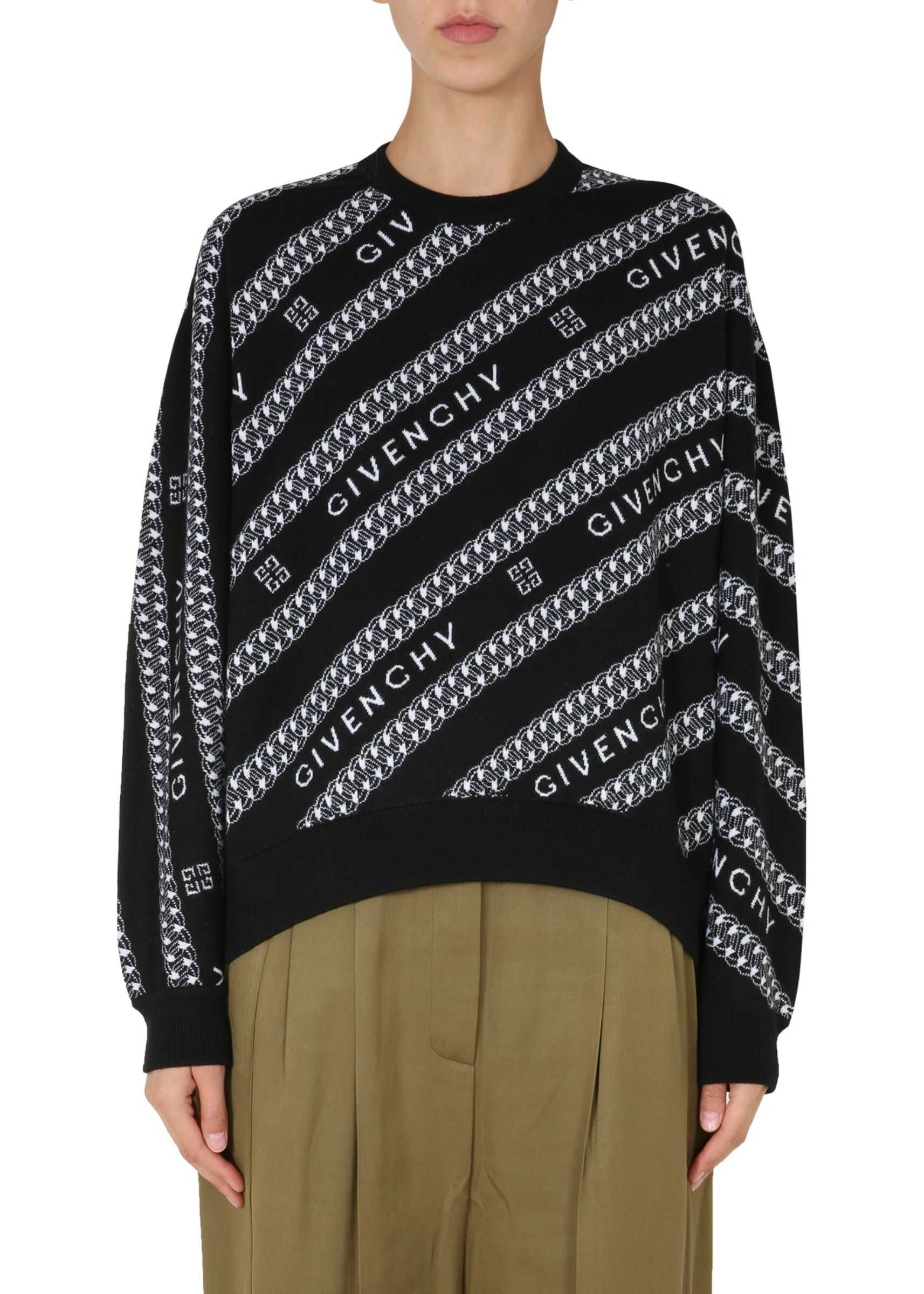 Givenchy Oversize Fit Sweater BLACK