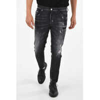 Blugi slim fit 14cm Distressed SKATER Jeans Barbati