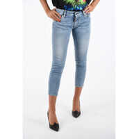Blugi skinny Stretch Denim MEDIUM WAIST CROPPED TWIGGY Jeans Femei