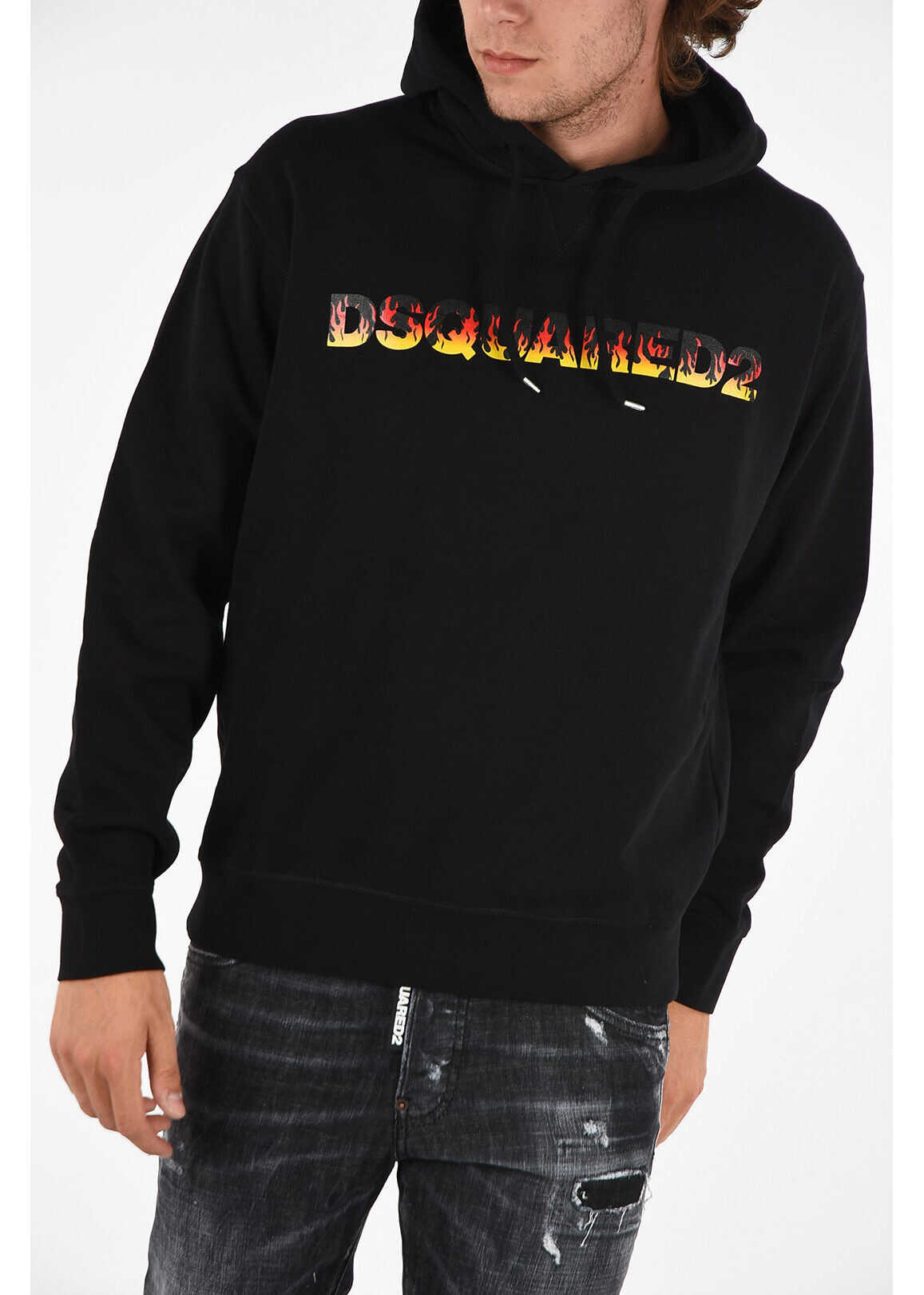 DSQUARED2 Printed COOL FIT Sweatshirt BLACK