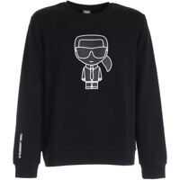 Bluze de trening Karl Logo Sweatshirt In Black Barbati