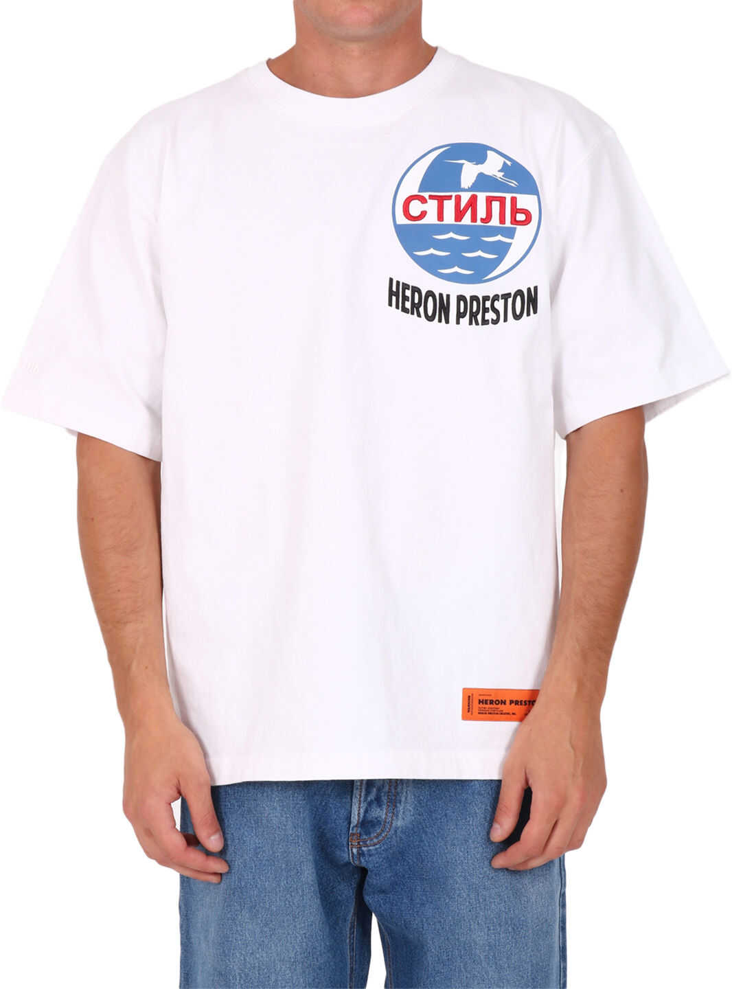 Heron Preston T-Shirt Logo White