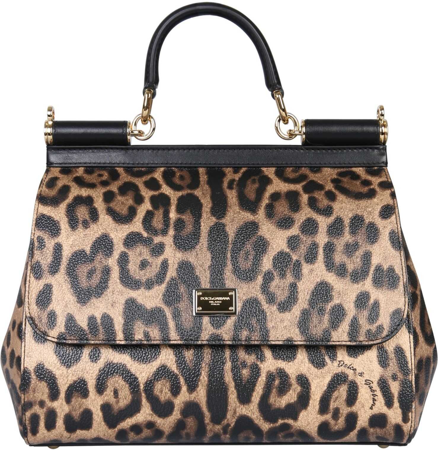 Dolce & Gabbana Medium Sicily Bag ANIMALIER