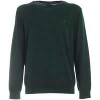 Pulovere casual Logo Embroidery Pullover In Green Barbati