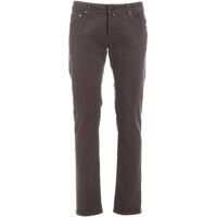 Pantaloni casual Micro Pattern Pants In Brown Barbati