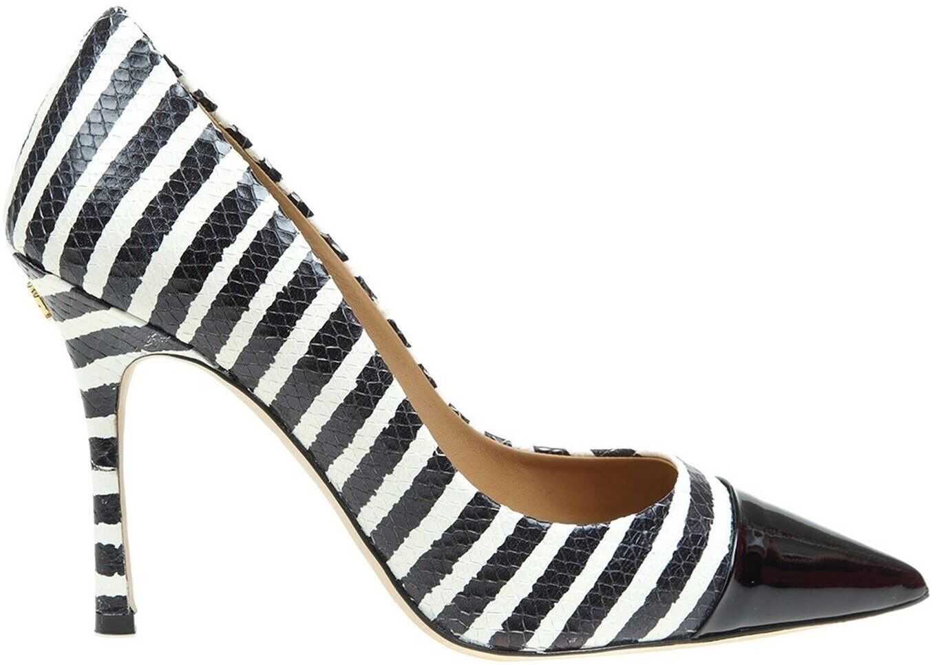 Penelope Pumps In Black And White