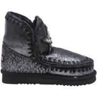 Incaltaminte Eskimo 18 Ankle Boots In Black And Silver Femei