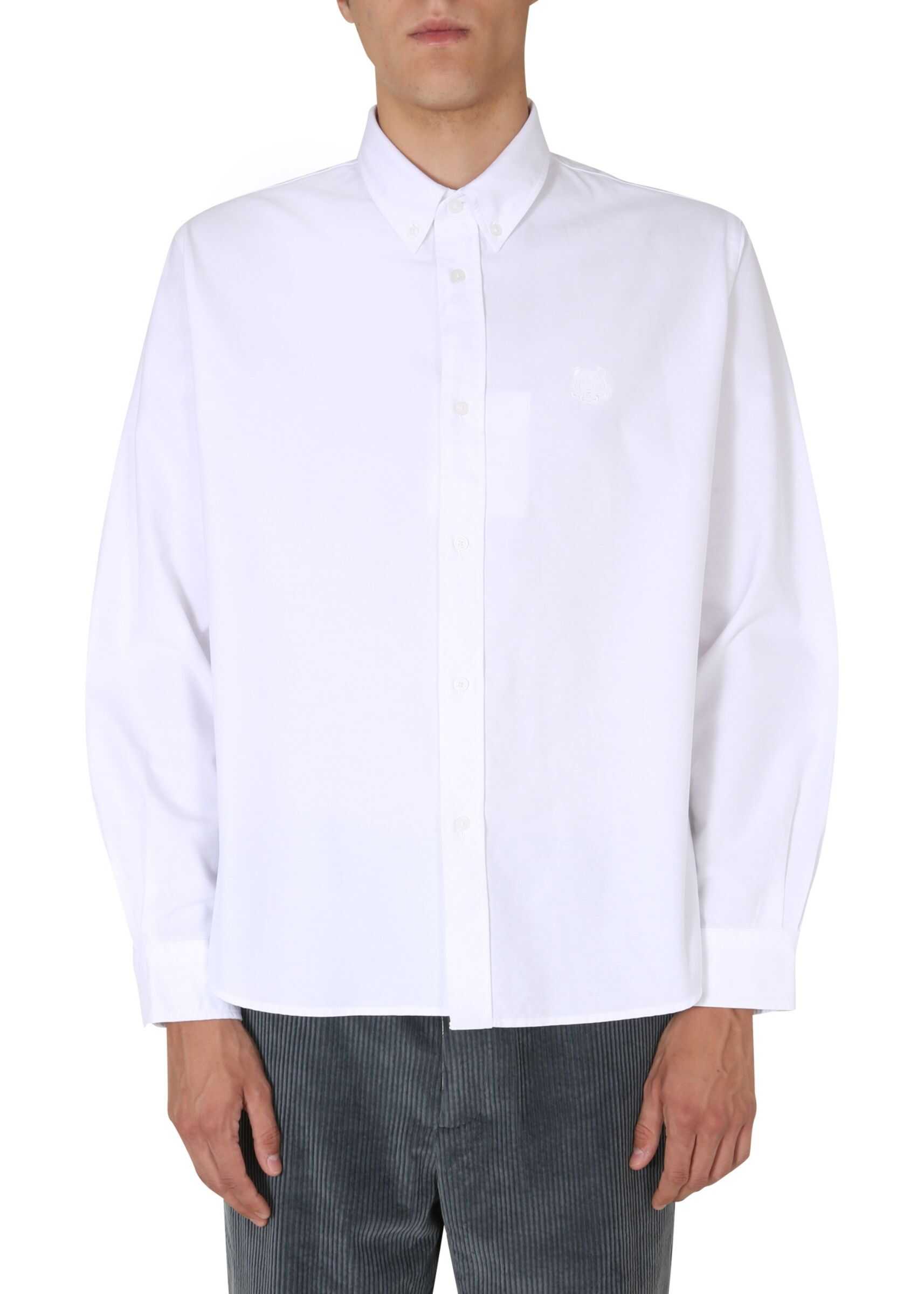 Kenzo Button Down Shirt WHITE