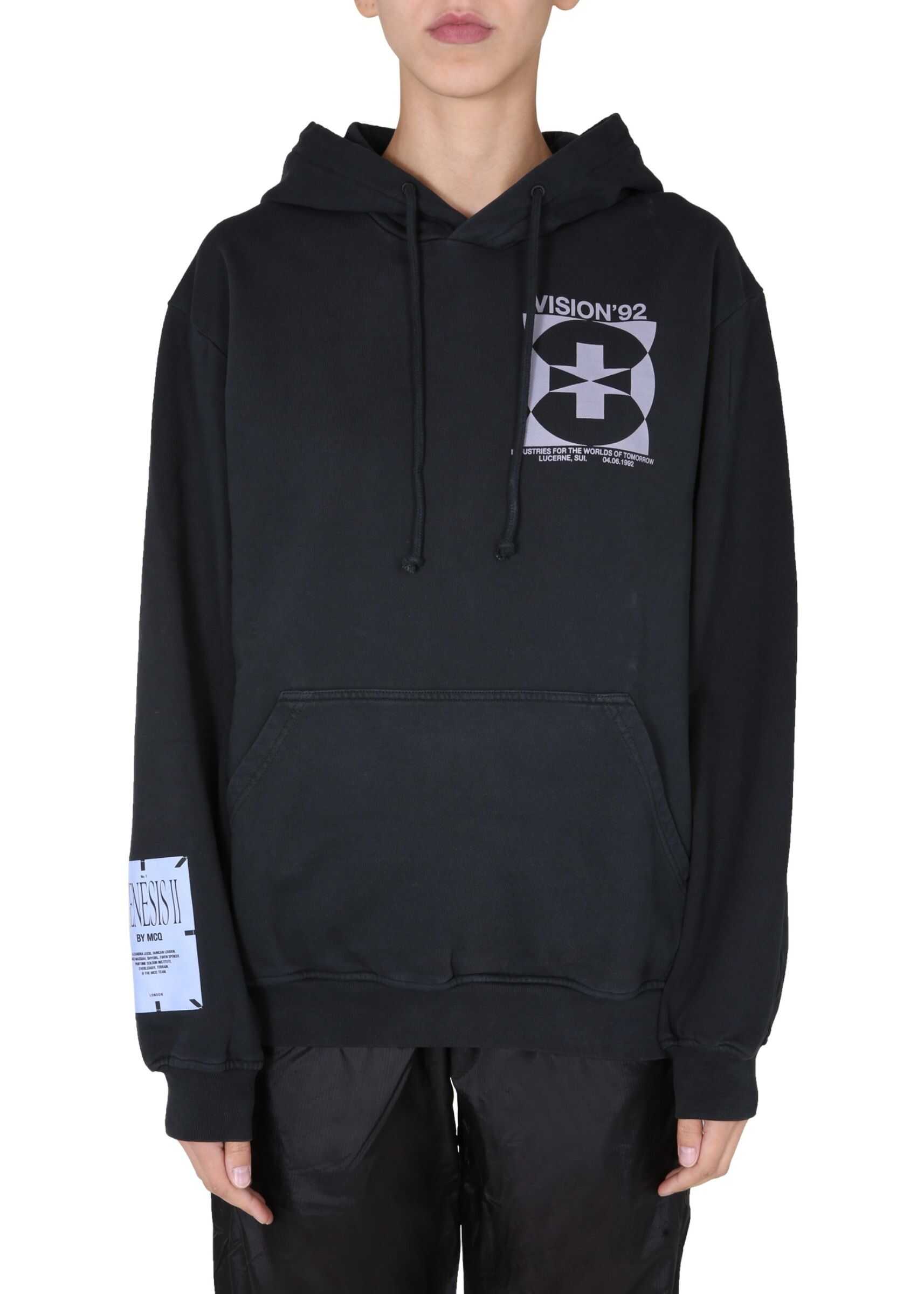 McQ Relaxed Fit Sweatshirt BLACK image9