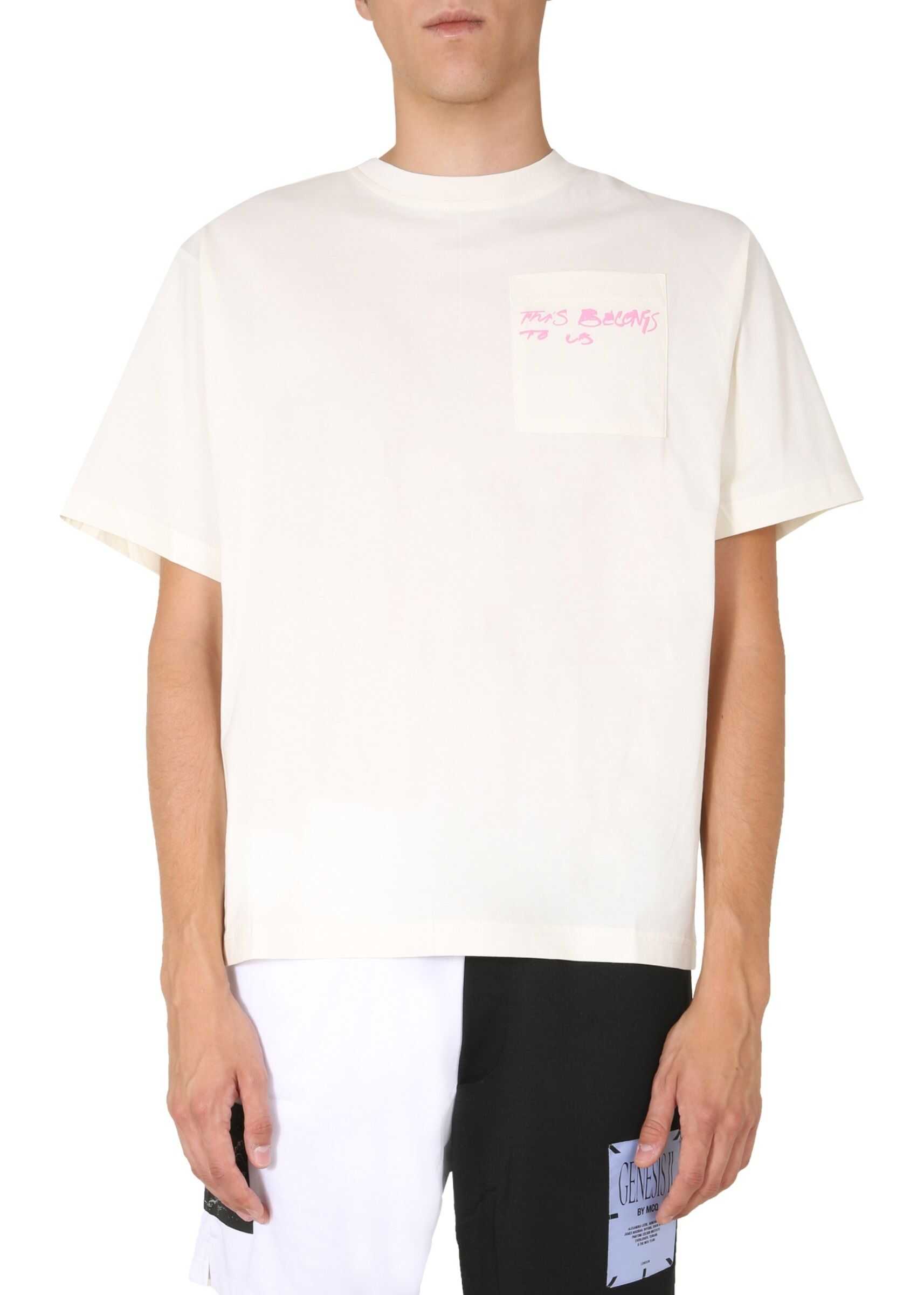 McQ Crew Neck T-Shirt WHITE