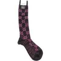 Dresuri Gg Knee Socks In Black And Pink Femei