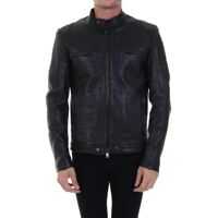 Bomber jacket Leather Biker Barbati