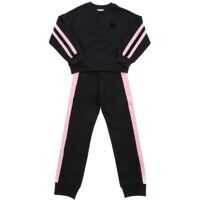 Treninguri Pink Bands Tracksuit In Black Fete