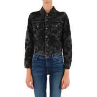 Bomber jacket Floral Denim Jacket Femei