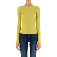 Pulovere casual Knit Sweater Lime Femei