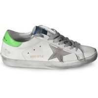 Sneakers Superstar Sneakers With Fluo Green Heel Tab Barbati