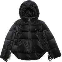 Geci de iarna Fringes Down Jacket In Black Fete