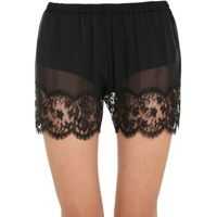 Lenjerie intima Silk Lingerie Shorts Femei
