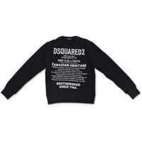 Bluze Dsquared2 Canadian Heritage Sweatshirt In Black Baieti
